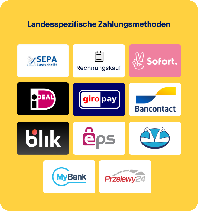 Landesspezifische Zahlungsmethoden mit PayPal